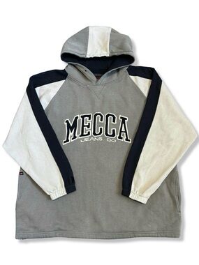 Vintage 90s/Y2K MECCA Jeans Colorblock Hoodie